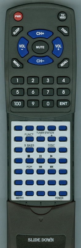 Pioneer AXD7010 REMOTE CONTROL