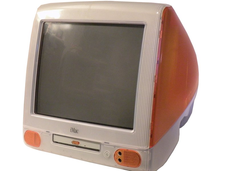 Apple iMac G3 First Generation Tangerine Orange Translucent M498