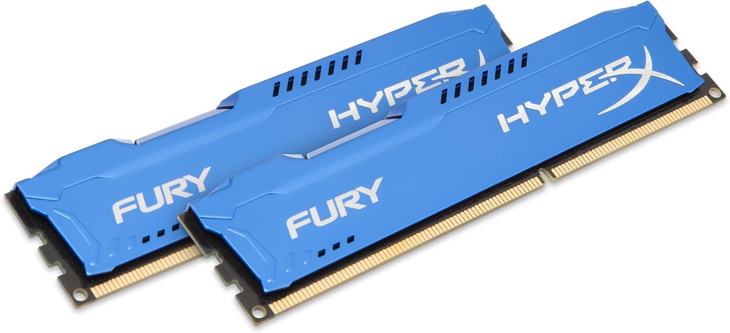 Kingston HyperX FURY 16GB Kit (2x8GB) 1333MHz DDR3 CL9 DIMM - Blue (HX313C9FK2/16)
