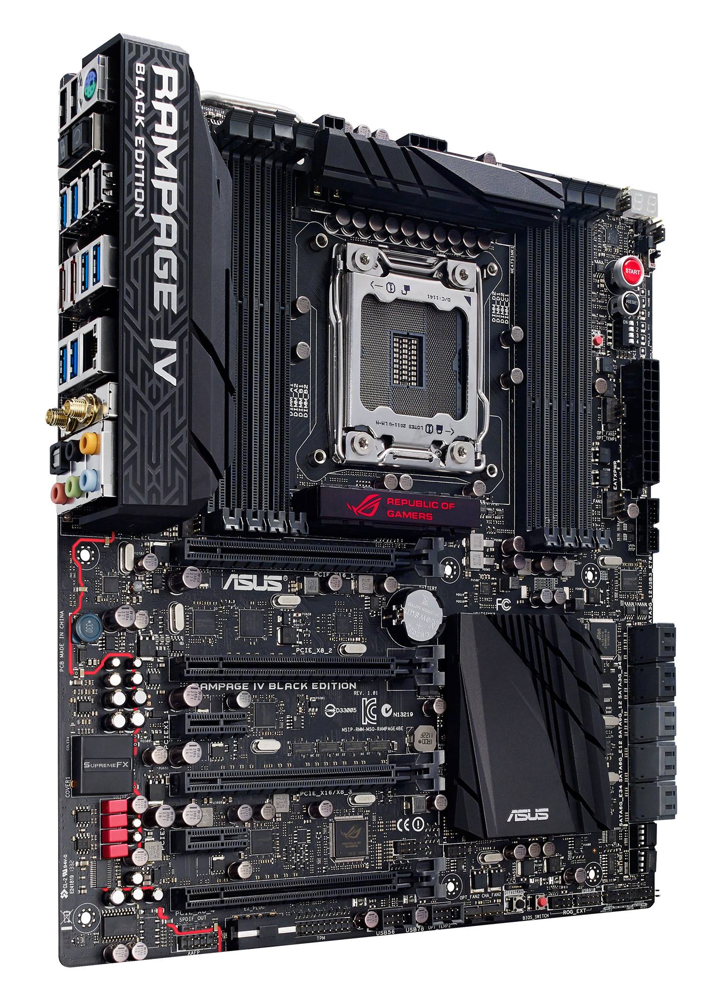 ASUS #RAMPAGE IV BLACK EDITION RAMPAGE IV BLACK EDITION LGA2011 Intel X79 DDR3 4-Way CrossFireX & 4-Way SLI SATA3&USB3.0