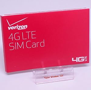 Verizon Wireless 4G LTE Certified MICRO SIM Card 3FF