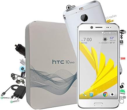 HTC 10 EVO 5.5" Super LCD3 Display 32GB Octa-Core 16MP Camera Smartphone - Unlocked for All GSM Carriers - Gunmetal Gray