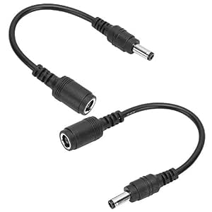 ASHATA Power Adapter Cable,Power Supply Adapter Cord Type-C Female to 5.5mm x 2.5mm Male Straight Head Built-in PD Chip Power Charging Adapter Cable