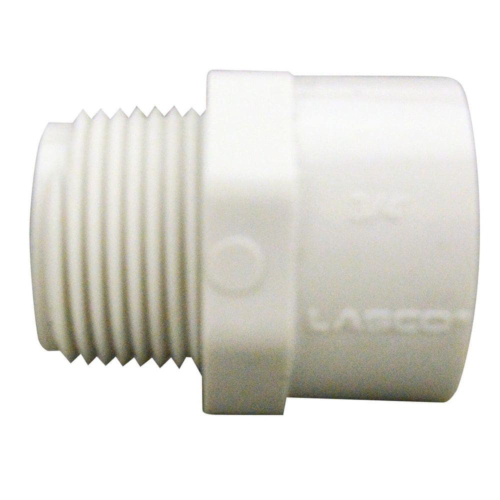 Lesso America 436-007  Plumbing  PVC Pipe Fitting  Male Adapter   SCH40  3/4