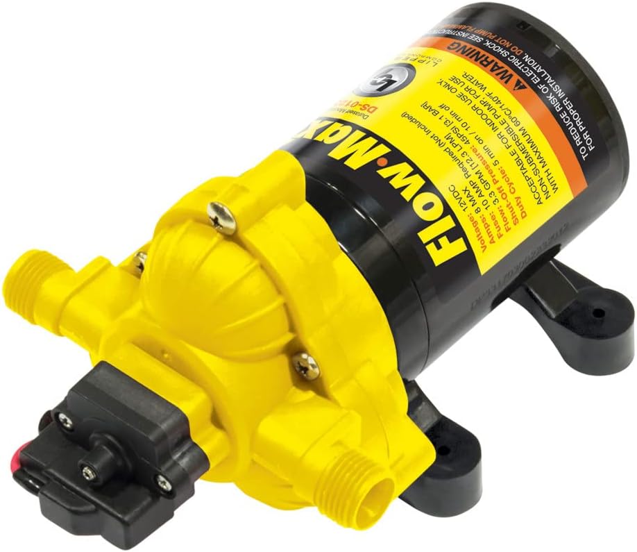 Flow Max DS-01230-D2 12V 3.3 GPM Water Pump