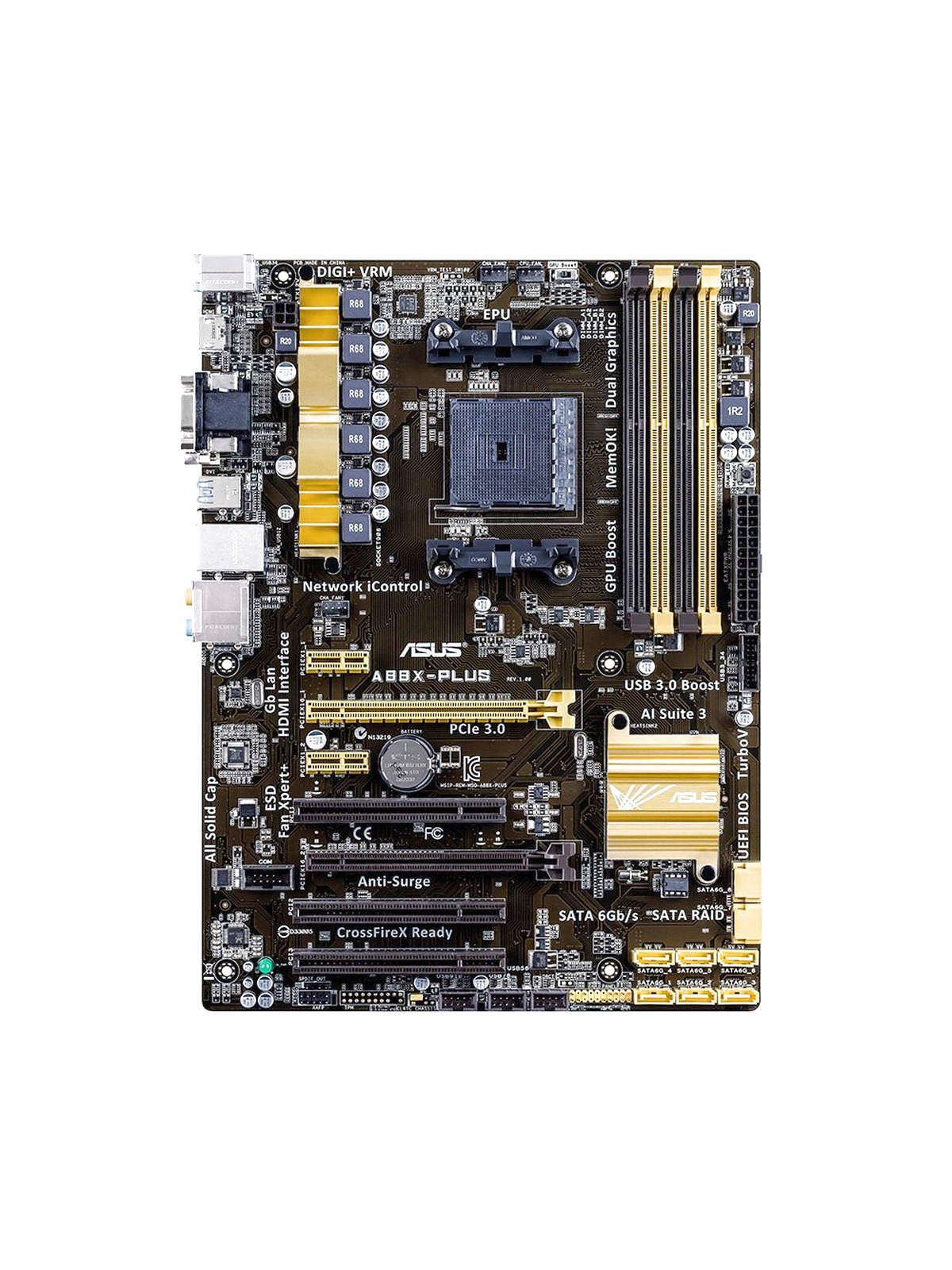 ASUS ATX DDR3 2400 Motherboards A88X-Plus