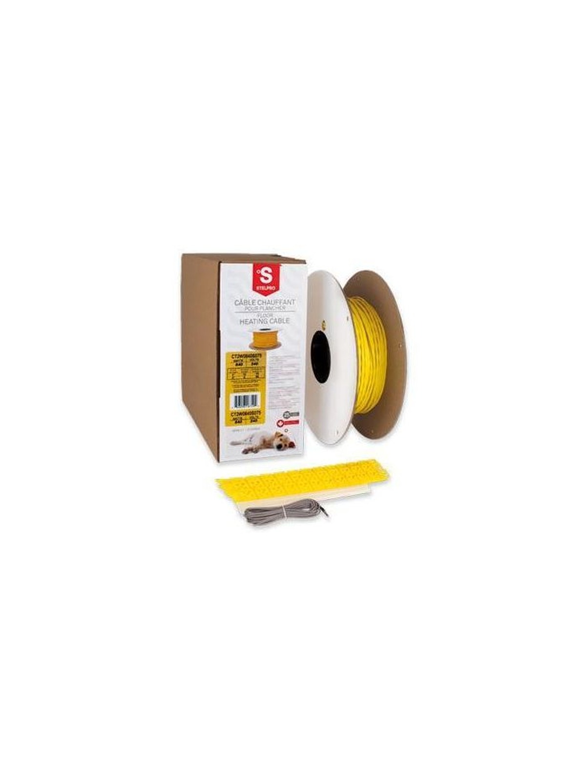 Stelpro 1140W Twisted-Pair Heating Cable 240V 380 Feet Heated Flooring