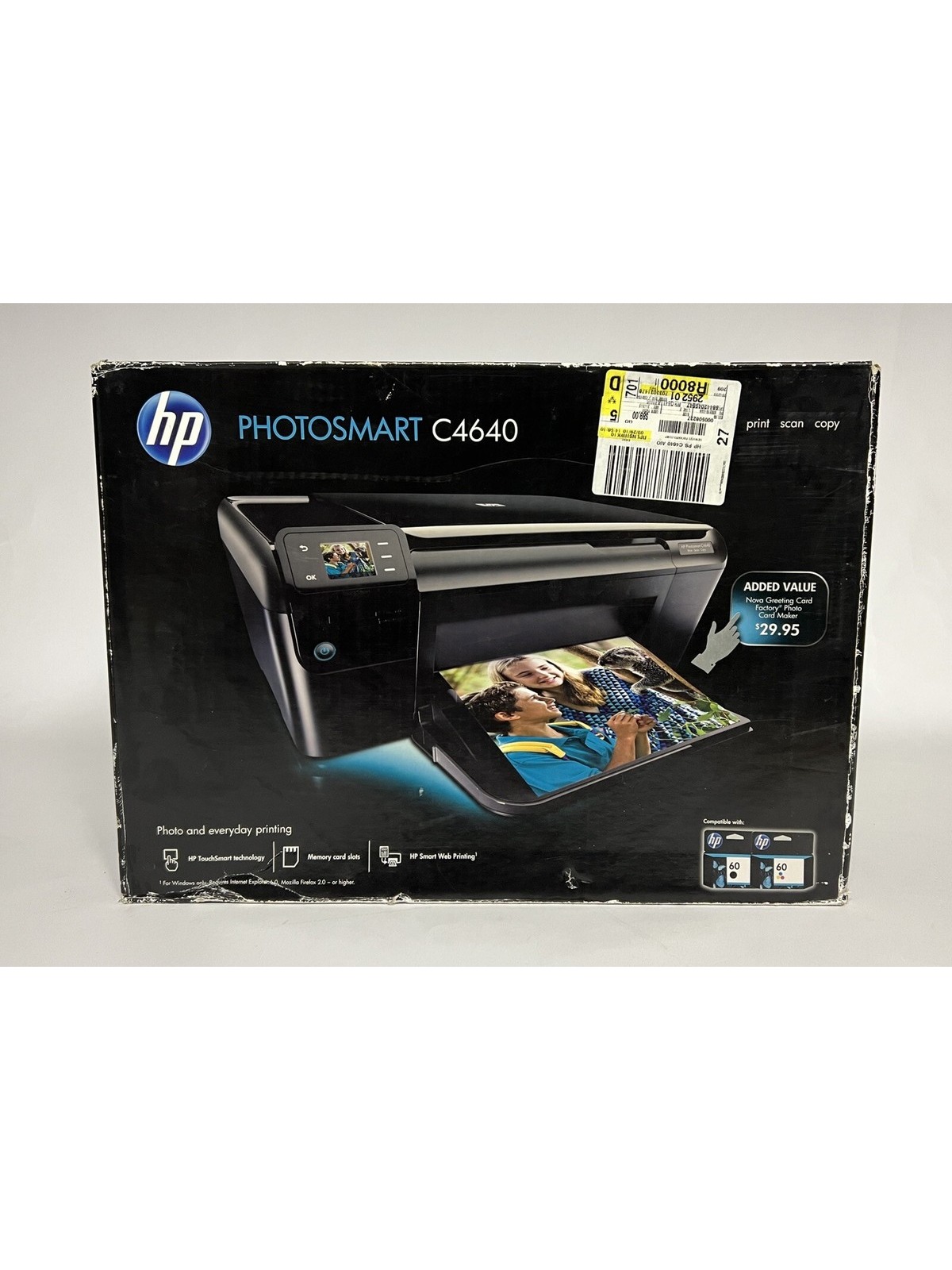 Hp Photosmart C4640 All in One Printer/copier/scanner