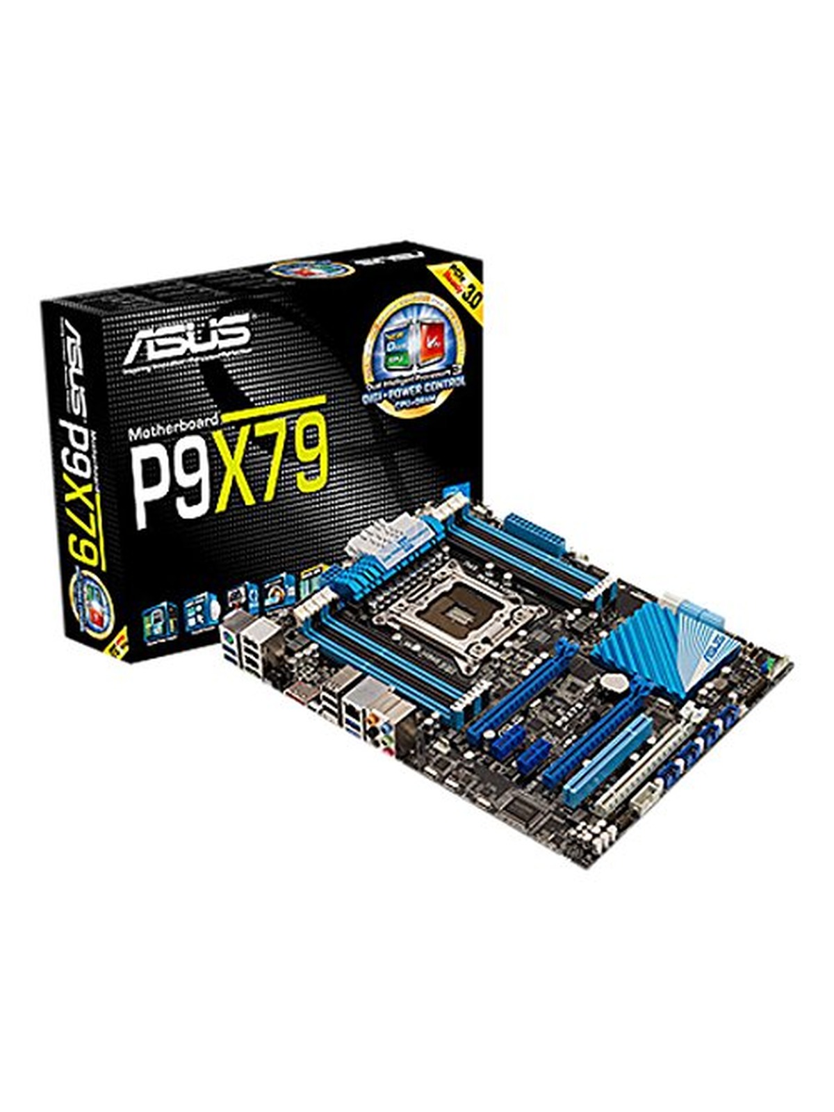 ASUS P9X79 - , LGA 2011, Intel Motherboard w/ in out shield.~