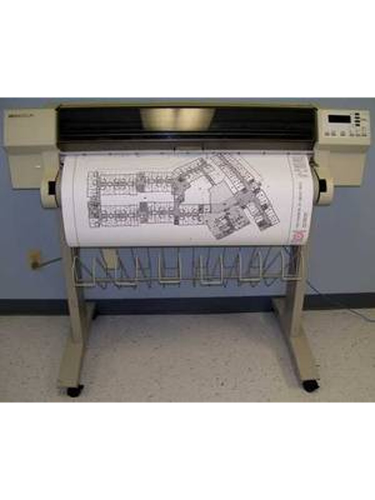 HP DesignJet 750c plus - 36" large-format printer - color - ink-jet - A0, Roll (