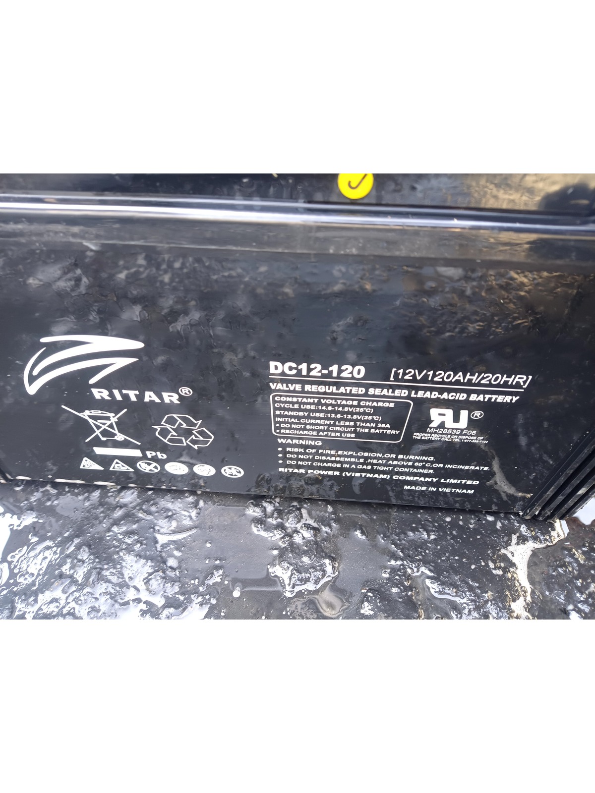 12V DC12-120  120 Amp Hour Sealed Battery Solar Telecom Deep Cycle