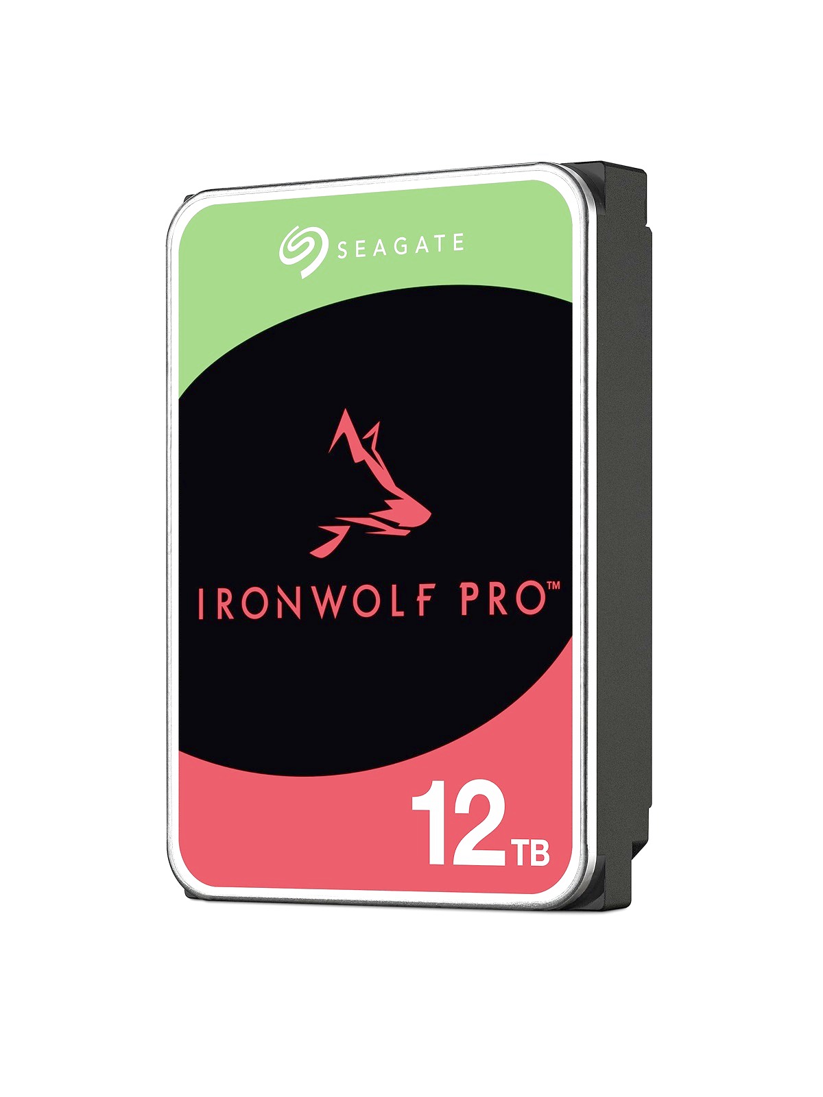 Seagate IronWolf Pro, 12 TB, Enterprise NAS Internal HDD -CMR 3.5 Inch, SATA 6 Gb/s, 7,200 RPM, 256 MB Cache for RAID Network Attached Storage (ST12000NT001)