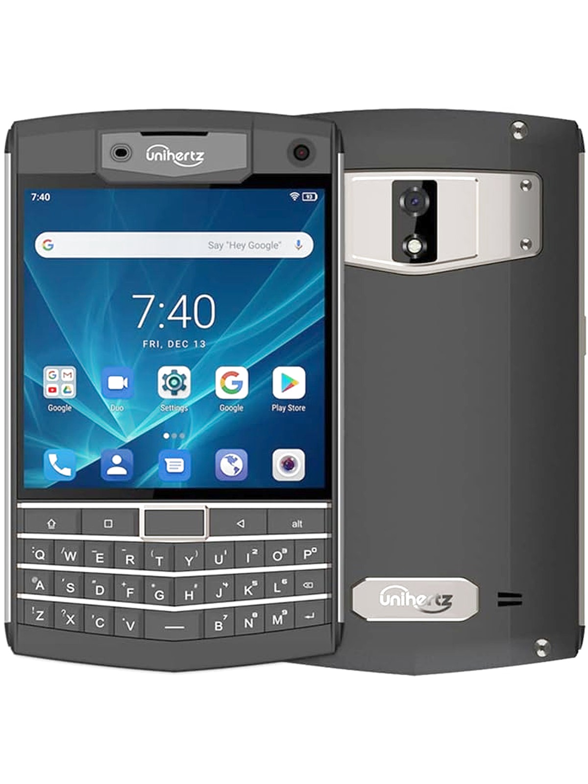 Unihertz Titan 6GB+128GB, Rugged QWERTY Smartphone, Android 9.0 Unlocked Smart Phone, Black