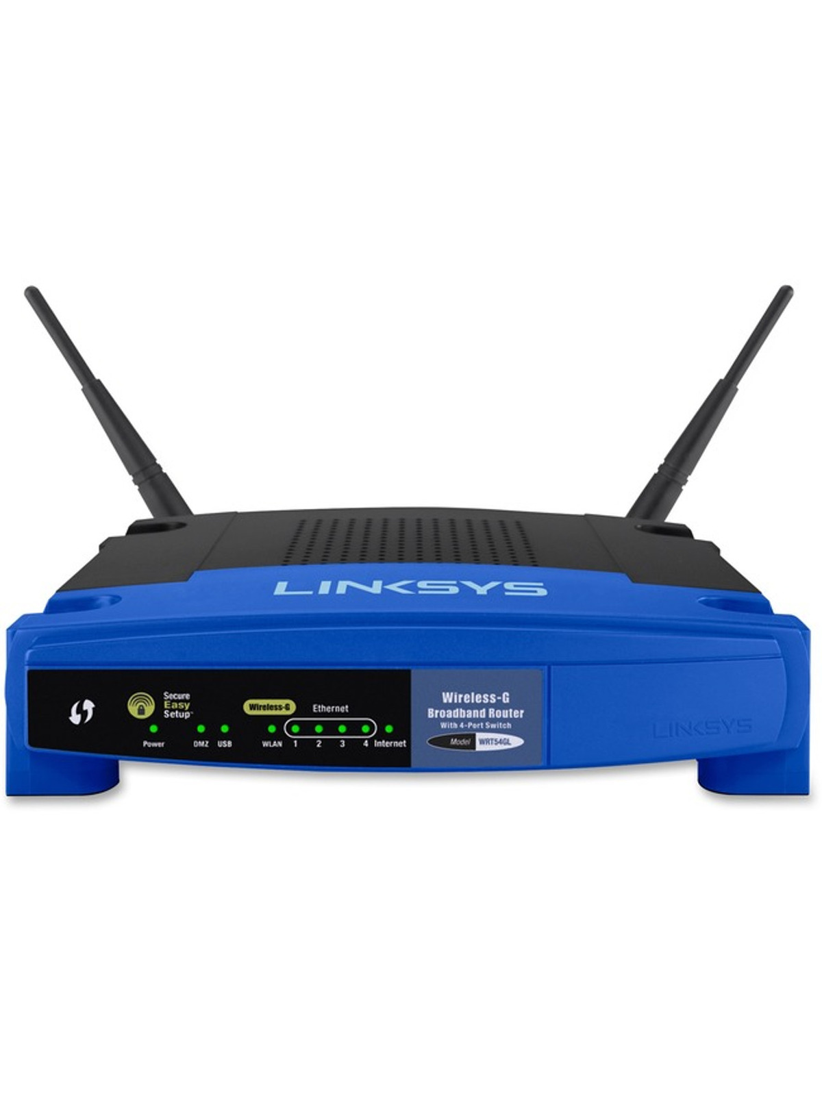 Linksys WRT54GL 54 Mbps 4-Port 10/100 Wireless G Router