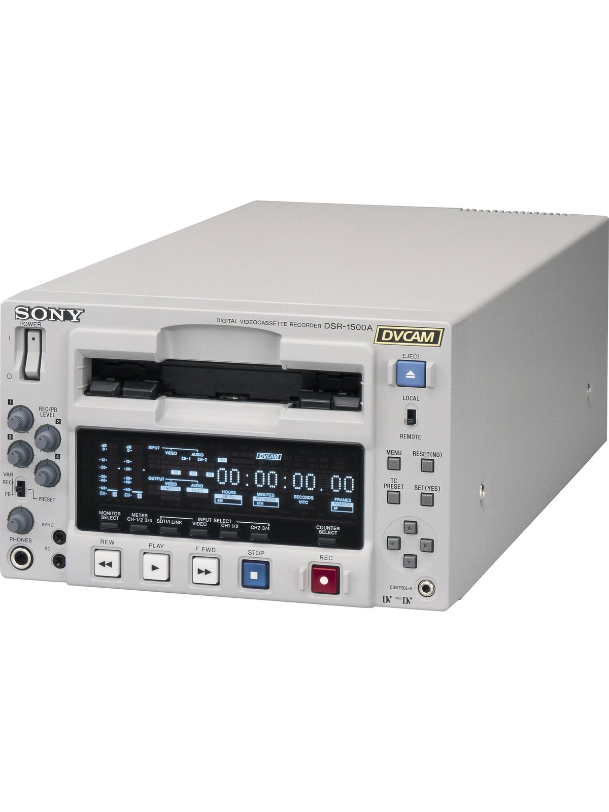 SONY DSR-1500 DVCAM DIGITAL VIDEOCASSETTE RECORDER TESTED LOW HO