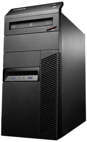Lenovo ThinkCentre 10A7000QUS Desktop (Intel Core i7-4770, 8 GB DDR3, 1024 GB SATA, Windows 7 Pro64 DG Windows 8), Black