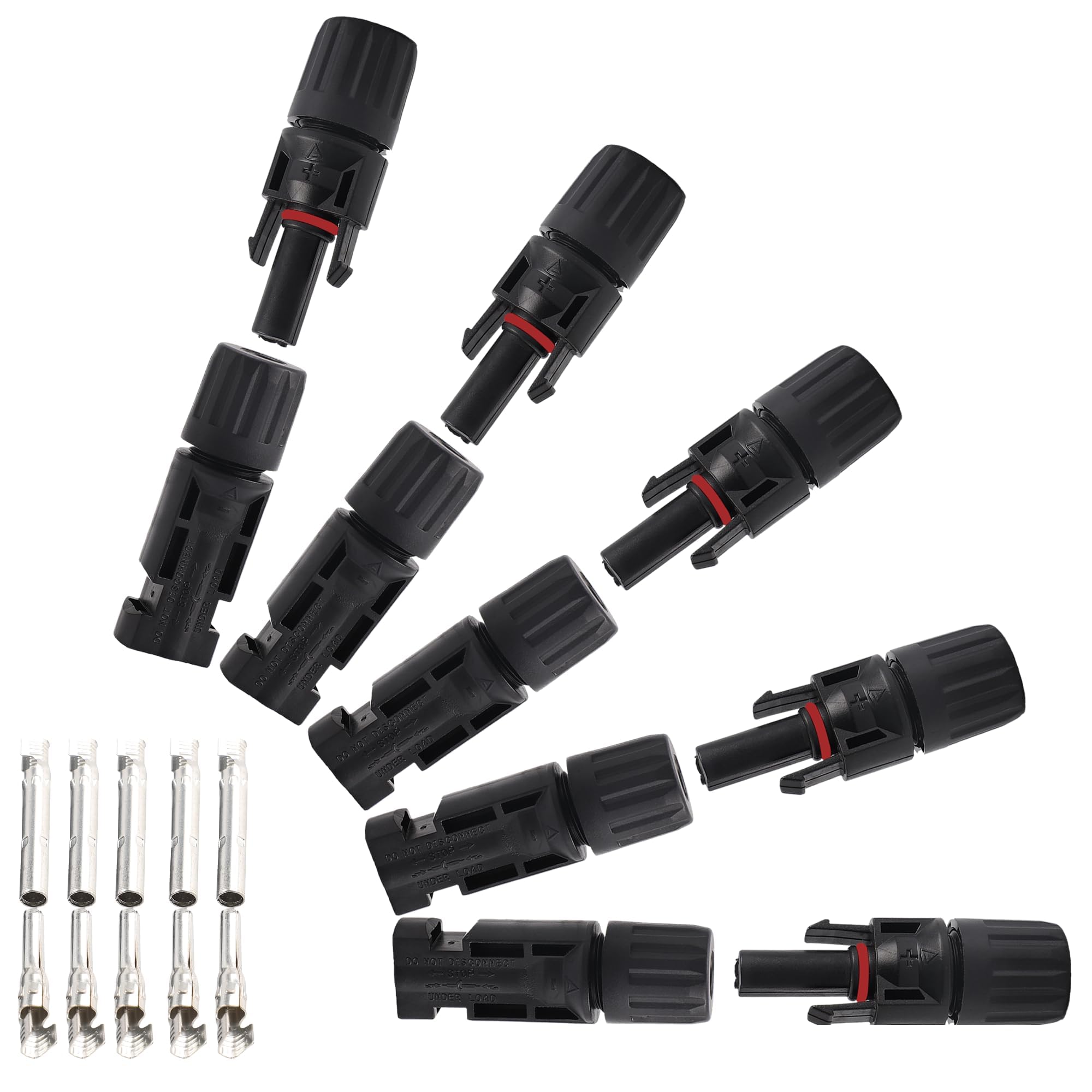VIKOCELL Solar Panel MC4 Connector Male and Female for Home Solar System (Pack of 20 Pairs)