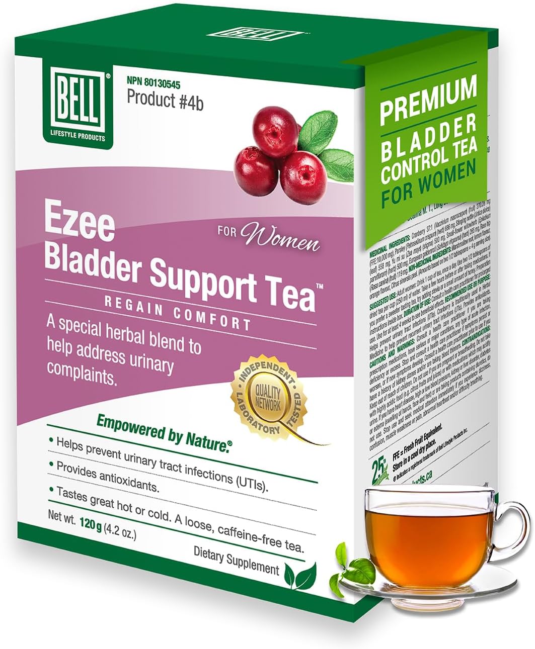 Bell LifeStyle - Bell bladder control tea - 2-4 week supply