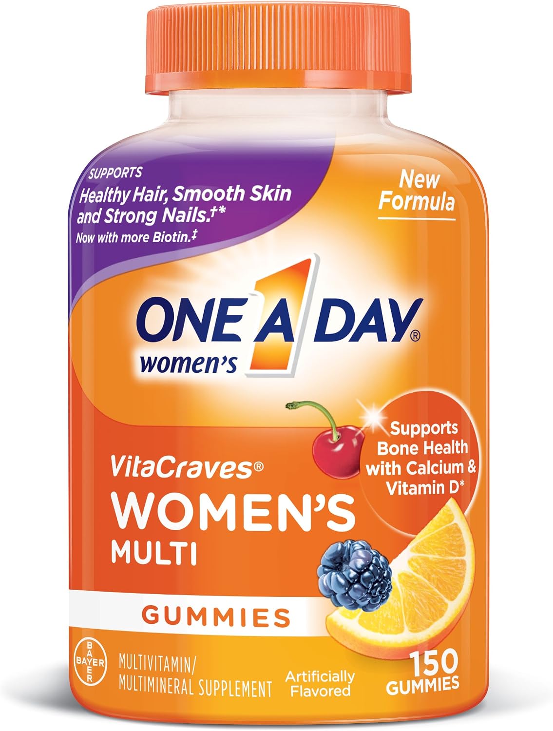 One A Day Women's Multivitamin Tablet, Specially Formulated with Vitamins & Minerals for Women, 90 Tablets