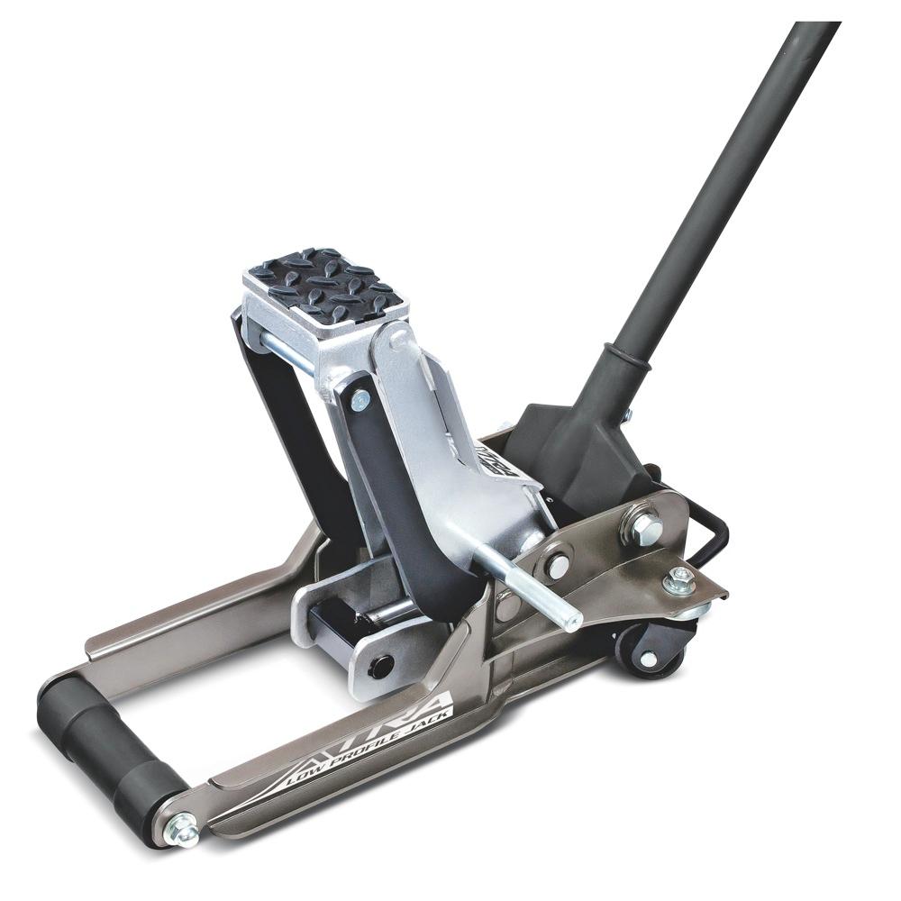 Powerbuilt 620479E Xtra Low Profile Floor Jack with Safety Bar - 2 Ton Load Capacity