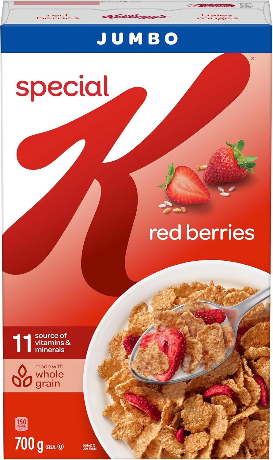Kellogg's Special K Red Berries Cereal, Jumbo, 700 Gram