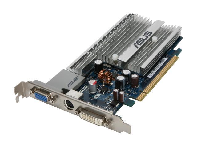 256MB PCI-E Asus EN7200GS SILENT/HTD/256M/A (c381/LP) Graphics Card (GPU) ~