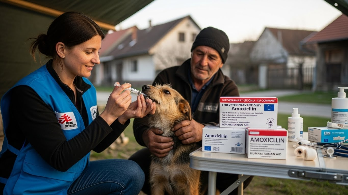 Amox 500MG 500 Caps For Humanitarian /Pet Use Only Fish Dog Cat