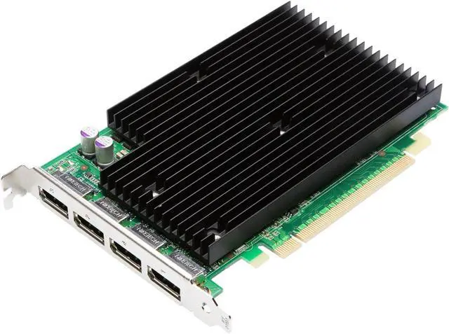 HP 689470-001 NVIDIA Quadro NVS 450 PCIe 2.0 x16 graphics card - With 512MB DDR SDRAM memory
