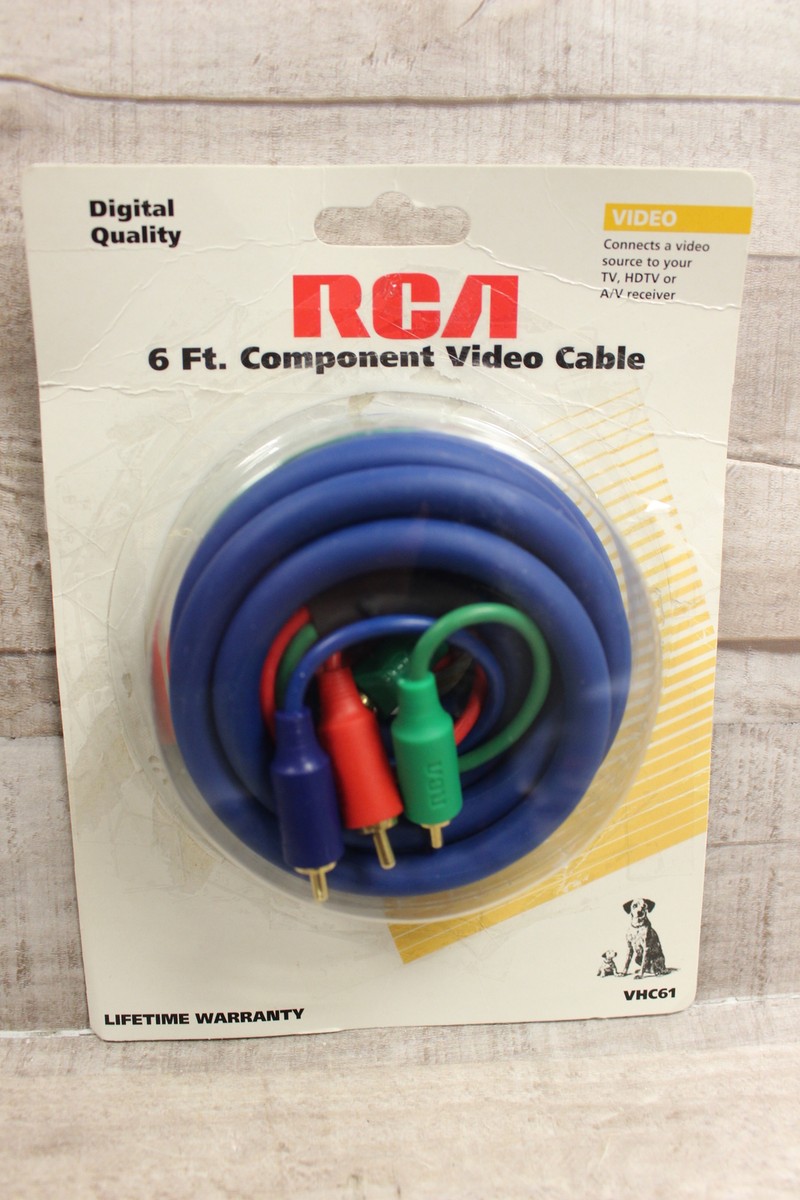 RCA  6 Ft. Component Video Cable  Heavy Duty